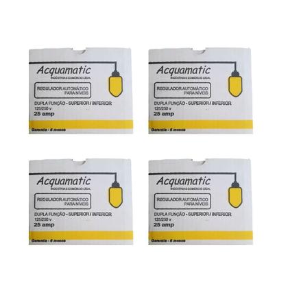 Imagem de Boia Reguladora de Nível Cabo 1,5m Kit com 4 Unidades Atacado