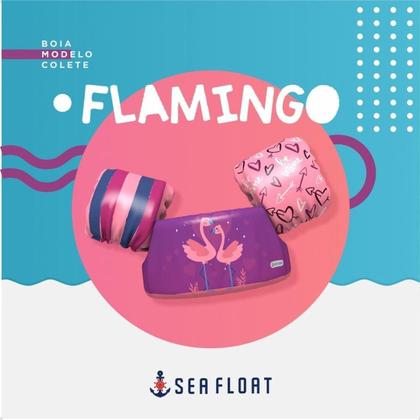 Imagem de Boia Salva Vidas Infantil Sea Float Flamingo 25 a 35kg