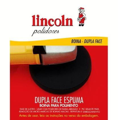 Imagem de Boina de Espuma Dupla Face "8" preta Lisa Lincoln
