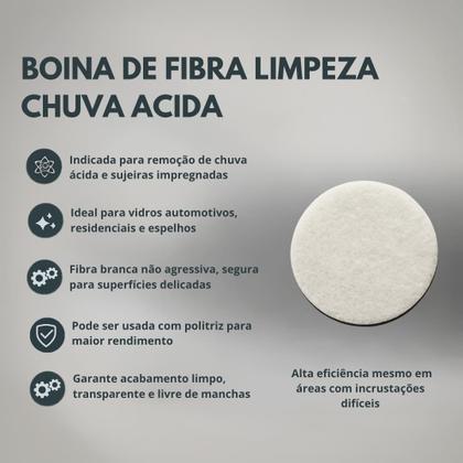 Imagem de Boina de Fibra Limpeza Chuva Acida Auto Crazy