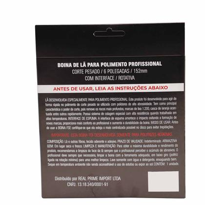 Imagem de Boina de Lã Corte Pesado 6 pol. (Máquina Rotativa)- Cód.9272
