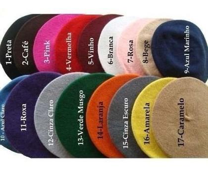 Imagem de Boina Feminina Estilo Francesa Moda Retrô Feltro