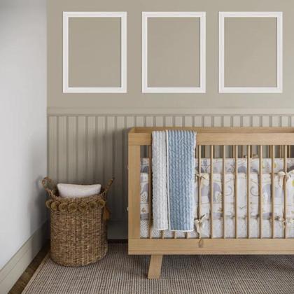 Imagem de Boiserie Meu Rodapé Autocolante 38mm Branco (rolo 2,5m)