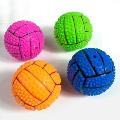 Imagem de Bola Bolinha Pet para Cães Cachorros Pequenos e Filhotes - Bolinha com Guizo