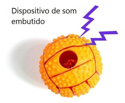 Imagem de Bola Bolinha Pet para Cães Cachorros Pequenos e Filhotes - Bolinha com Guizo
