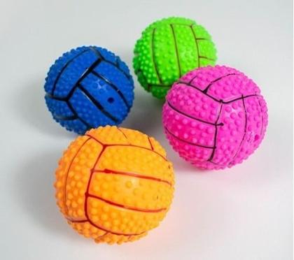 Imagem de Bola Bolinha Pet para Cães Cachorros Pequenos e Filhotes - Bolinha com Guizo