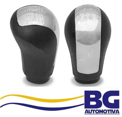 Imagem de Bola Câmbio Manopla Preta S-10 12-18 6 Marchas Tampa Prata