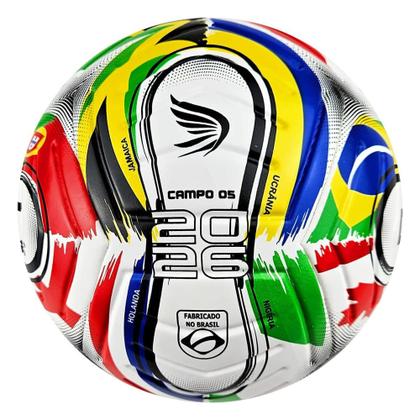 Imagem de Bola Campo Dualt Flags Original Resistente Adulto Cor:BrancoTamanho:ÚnicoGênero:Únissex