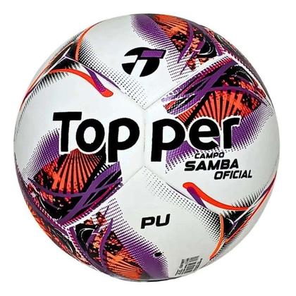 Imagem de Bola Campo Topper Samba Campo Oficial - Bcoroxo