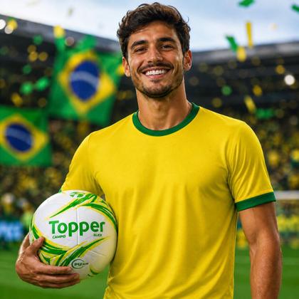 Imagem de Bola Campo Topper Slick Original Tecnologia Tech fusion
