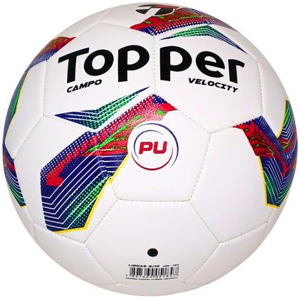 Imagem de Bola campo topper velocity hibrid + bomba de ar