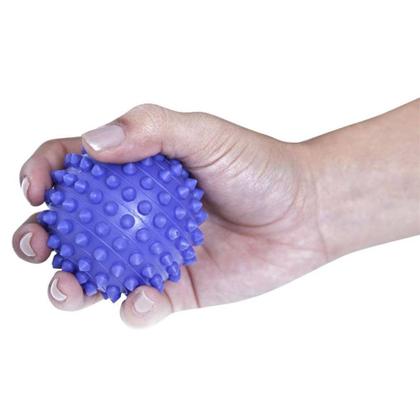Imagem de Bola com Cravos para Fisioterapia de Mão Cor Sortida Fortalecimento Alívio e Bem Estar Unidade