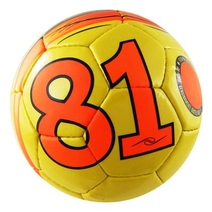 Imagem de Bola Dalponte 81 Futebol de Campo Amarela Lançamento Costurada À Mão Profissional