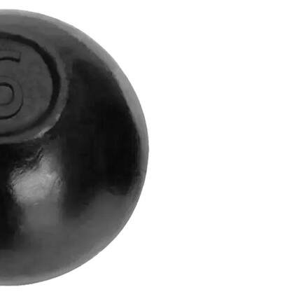 Imagem de Bola de Arremesso Ferro Fundido Treinamento Funcional 6Kg