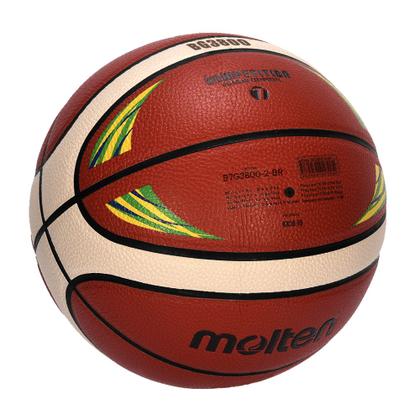 Imagem de Bola de Basquete Molten BG3800 T6-BR CBB Oficial Basketball FIBA Approved