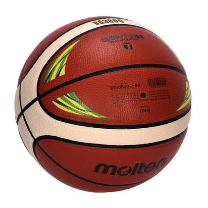 Imagem de Bola de Basquete Molten BG3800 T7-BR CBB Oficial Basketball FIBA Approved