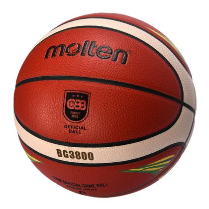 Imagem de Bola de Basquete Molten BG3800 T7-BR CBB Oficial Basketball FIBA Approved