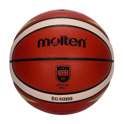 Imagem de Bola de Basquete Molten BG4000 CBB Oficial T6 Basketball FIBA Approved