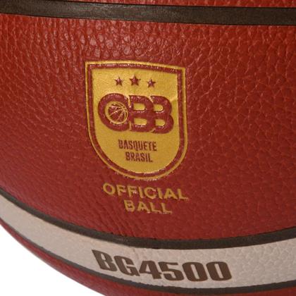 Imagem de Bola de Basquete Molten BG4500 CBB Oficial T7 Basketball FIBA Approved