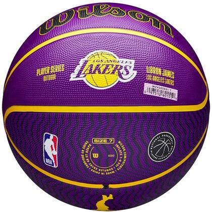 Imagem de Bola de Basquete NBA PLAYER ICON LeBron James Outdoor 7