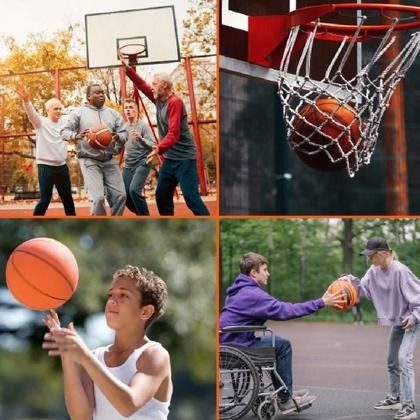 Imagem de Bola De Basquete Sports Peso Tamanho Oficial Numero 7 Basketball Quadra Laranja Treinamento Escola