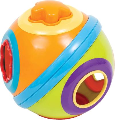 Imagem de Bola de Encaixe Buba Baby  Brinquedo Educativo com Formas