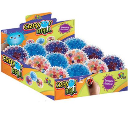 Imagem de Bola De Espremer Esmagar Bolinha Anti Stress Relaxante Cravos Ball