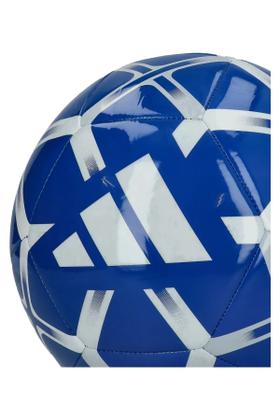 Imagem de Bola de futebol adidas Starlancer Club unissex azul/branca tamanho 3