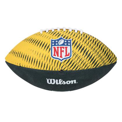 Imagem de Bola de Futebol Americano Wilson NFL Team Tailgate Jr Green Bay Packers
