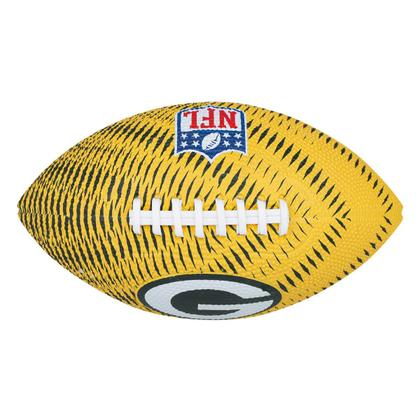 Imagem de Bola de Futebol Americano Wilson NFL Team Tailgate Jr Green Bay Packers