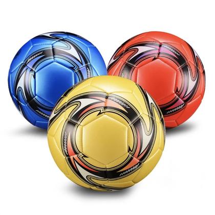 Imagem de Bola De Futebol Campo Futsal Quadra infantil Coloridas material sintético Grande Tam.5