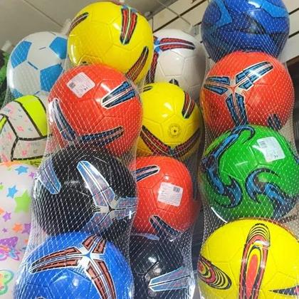 Imagem de Bola De Futebol Campo Futsal Quadra infantil Coloridas material sintético Grande Tam.5