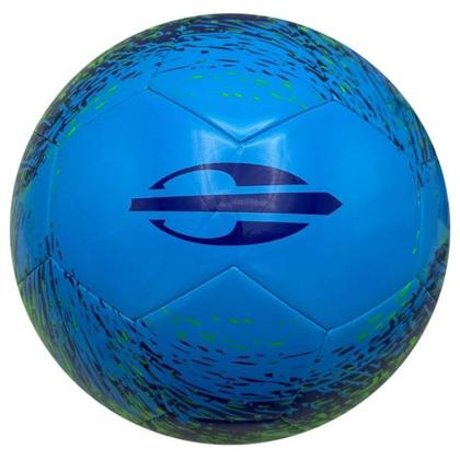 Imagem de Bola de Futebol Campo Spin Training Azul/Verde FC5225 GRFL Mormaii