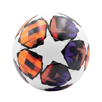 Imagem de Bola De Futebol Champions Tamanho 5 Laranja/Roxo Idea