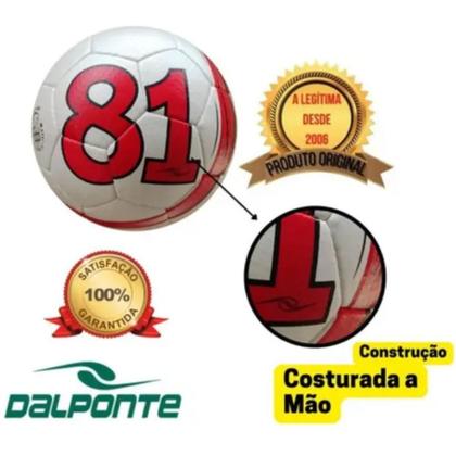 Imagem de Bola De Futebol De Campo Dalponte 81 Star Costurada A Mão Kit 02 Unidades