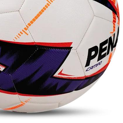 Imagem de Bola de Futebol de Campo Penalty Mag11A R3 XXV Branco/Roxo
