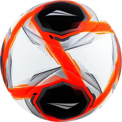 Imagem de Bola de Futebol de Campo S11 Ecoknit XXV Branco, Preto e Laranja