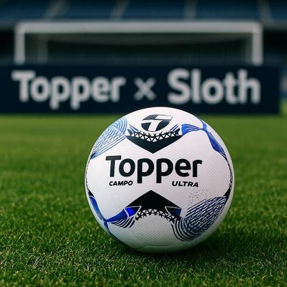 Imagem de Bola de Futebol de Campo Topper Ultra Dupla Colagem Oficial