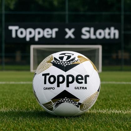 Imagem de Bola de Futebol de Campo Topper Ultra Dupla Colagem Oficial
