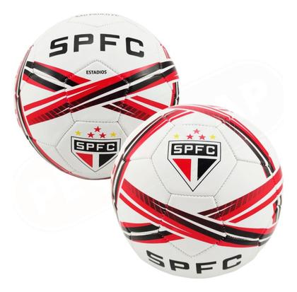 Imagem de Bola De Futebol FC São Paulo Design Tricolor De Campo