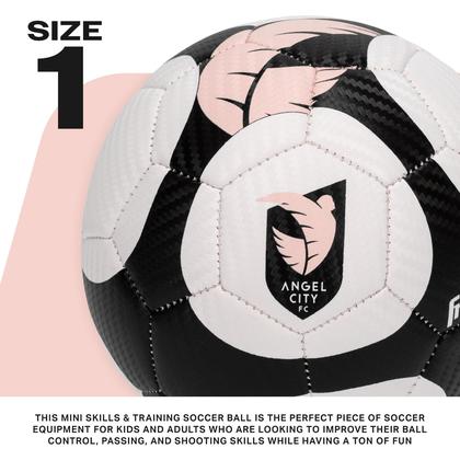 Imagem de Bola de futebol Franklin Sports NWSL Angel City tamanho mini 1