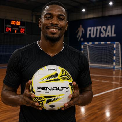 Imagem de Bola de Futebol Futsal Penalty Rx 500 Oficial CBFS