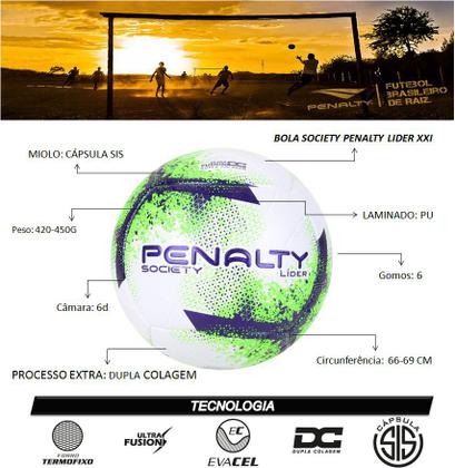 Bola de futebol penalty society resistente original z182 - Bola de
