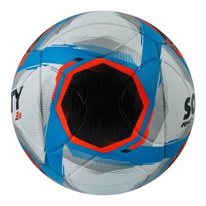 Imagem de Bola de Futebol Penalty Society S11 R2 XXV Branco e Azul