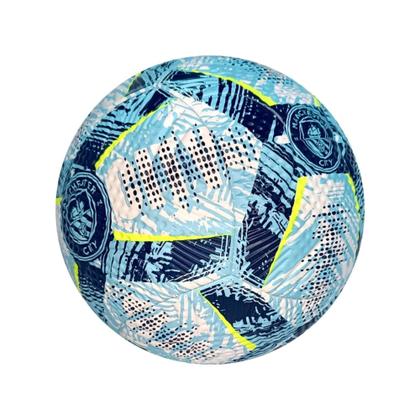 Imagem de Bola de Futebol PVC/PU Nº 5 - Amarela e Azul - Manchester City Futebol e Magia - 1892