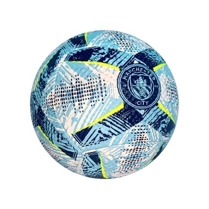 Imagem de Bola de Futebol PVC/PU Nº 5 - Amarela e Azul - Manchester City Futebol e Magia - 1892