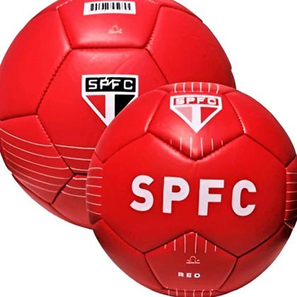 Imagem de Bola de futebol são paulo fc oficial campo vermelho n5