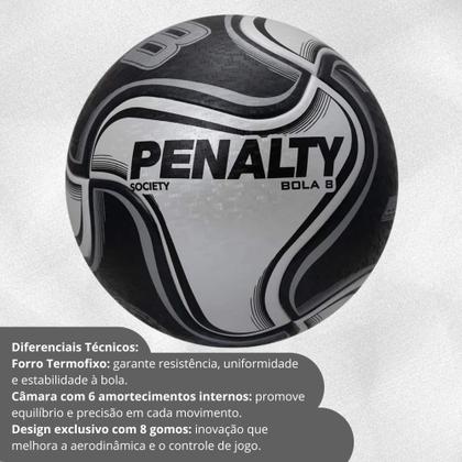 Imagem de Bola de Futebol Society 8 X Penalty - 5212891110-U