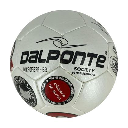 Bola De Futebol Society Dalponte 81 Star Microfibra Costurada À