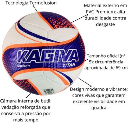 Imagem de Bola De Futebol Society Kagiva Titan 2026